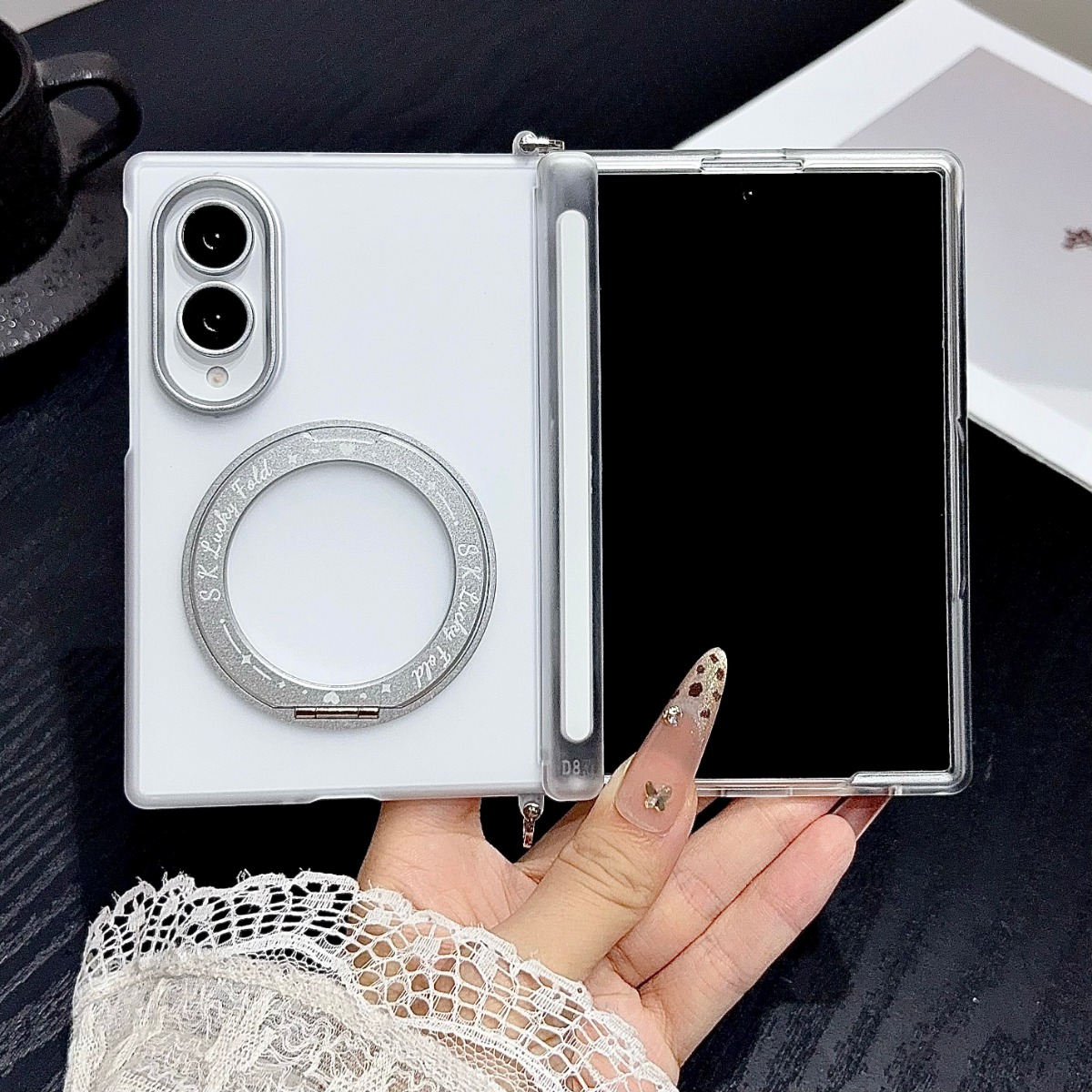 Matte Frosted Case - حافظة هاتف فاخرة شفافة غير لامعة