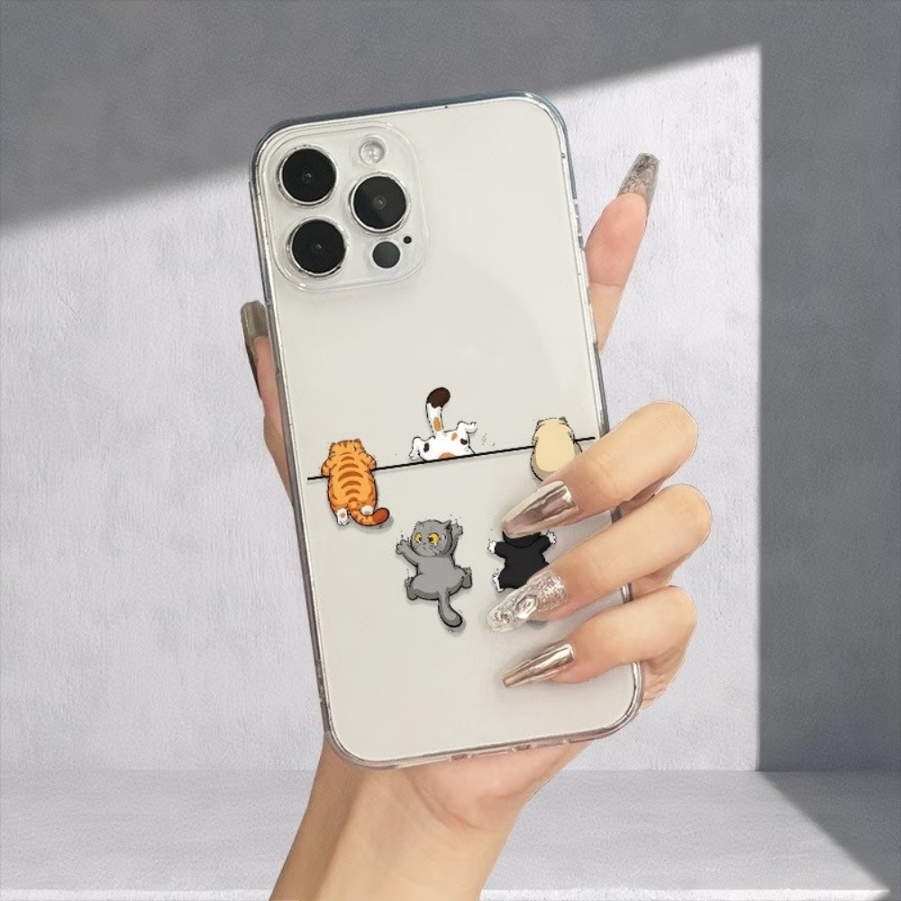 غطاء هاتف بنمط خمسة قطط لطيفة  - مراجعة Phone Cases Xs Iphone وسعره