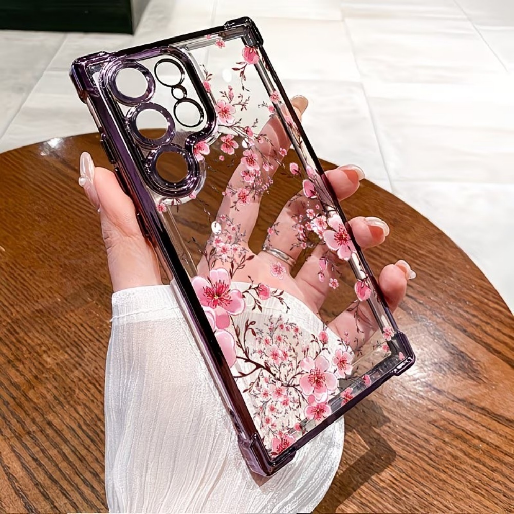 غطاء هاتف مطلي بزهر الكرز مضاد - مراجعة Samsung Galaxy S25 وسعره